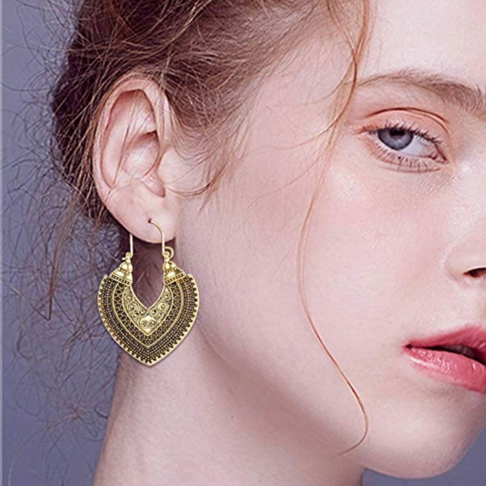 Bohemian Gypsy Gold Earrings